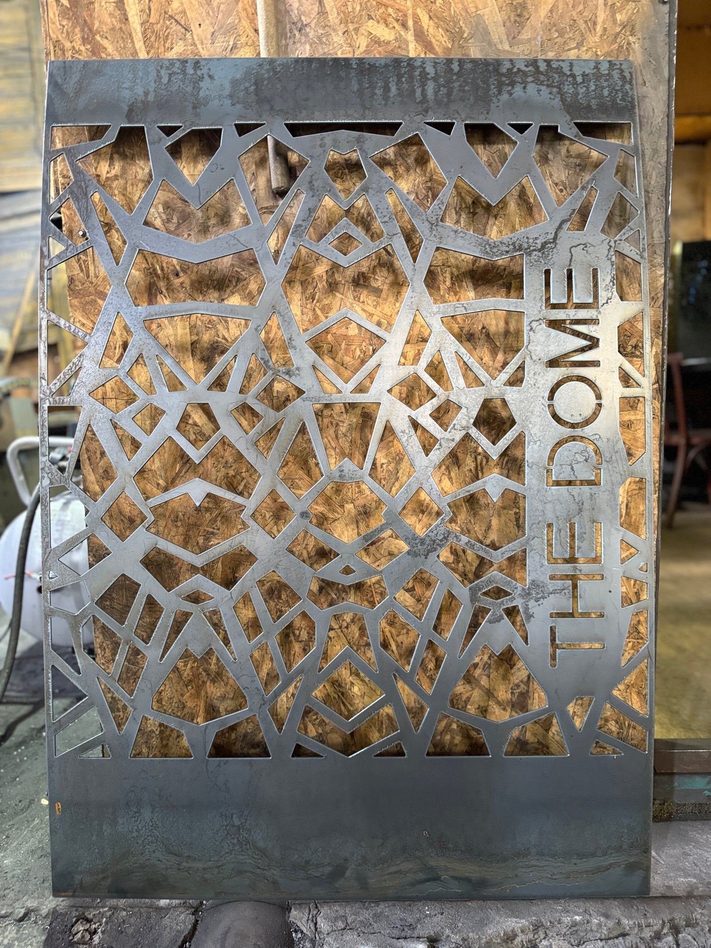 personalized outdoor column lamp LED metal address sign lighting fixture