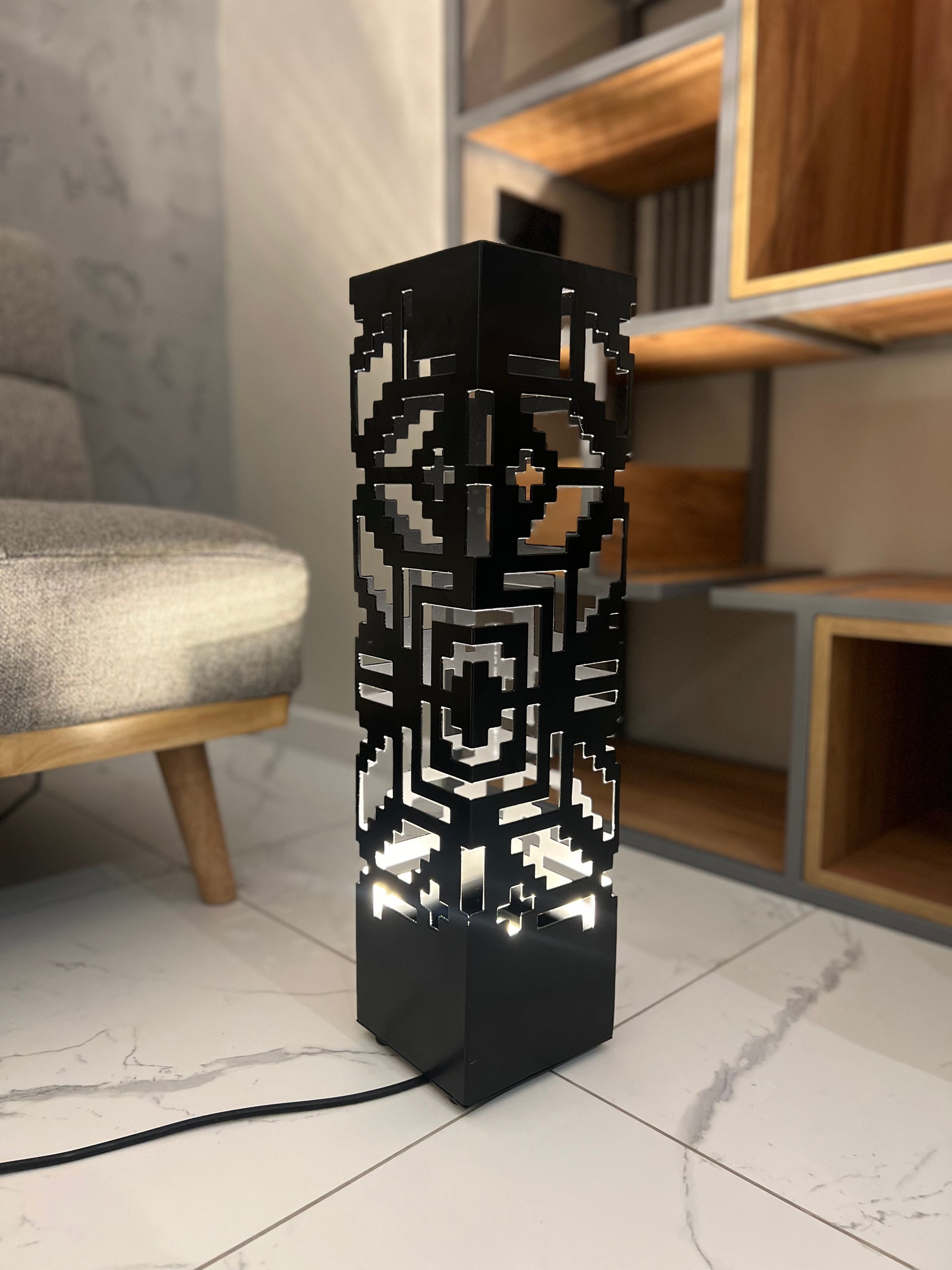modern home decor floor lamp metal standing light for living room and relaxation space