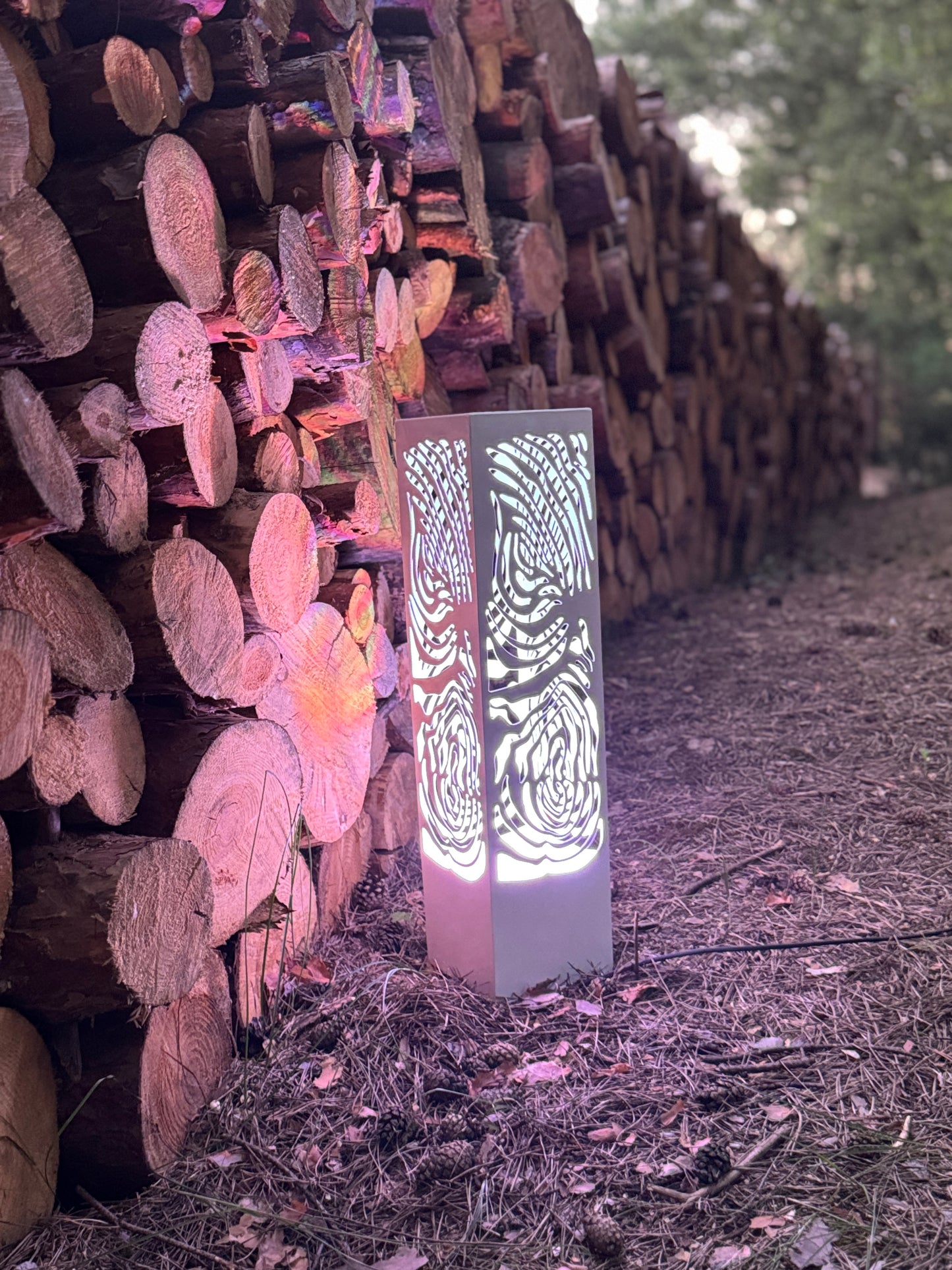 premium metal LED floor lamp modern outdoor garden lighting